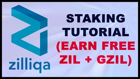 Zilliqa ZIL Staking Tutorial 2021 .